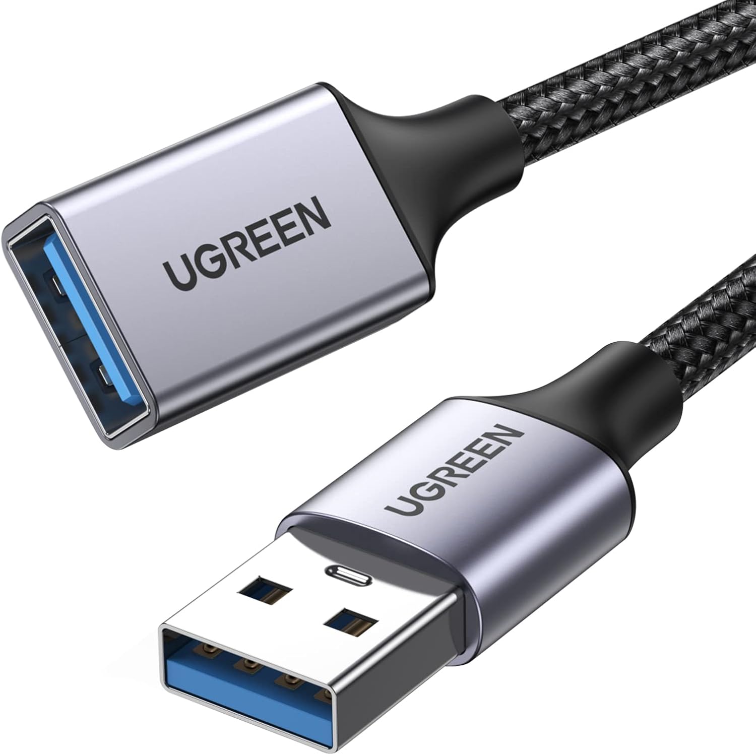 UGREEN USB 3.0 Type A Male to Female Extender Cord Nylon Braided
