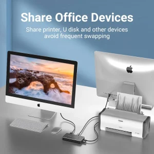 Vention 2 in 1 Out VGA KVM Switch