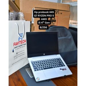 HP_PROBOOK 445 G7 RYZEN 5 PRO 10TH GEN 8GB 256SSD 14" + Free Bag and Notebook