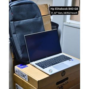 HP_ELITEBOOK 840 G8 I7 11TH GEN 16GB 512SSD 14" inch = Free Bag and Notebook